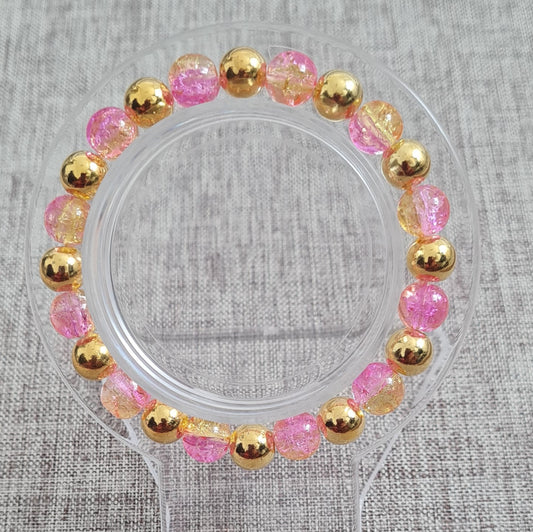 Bracelet rose doré