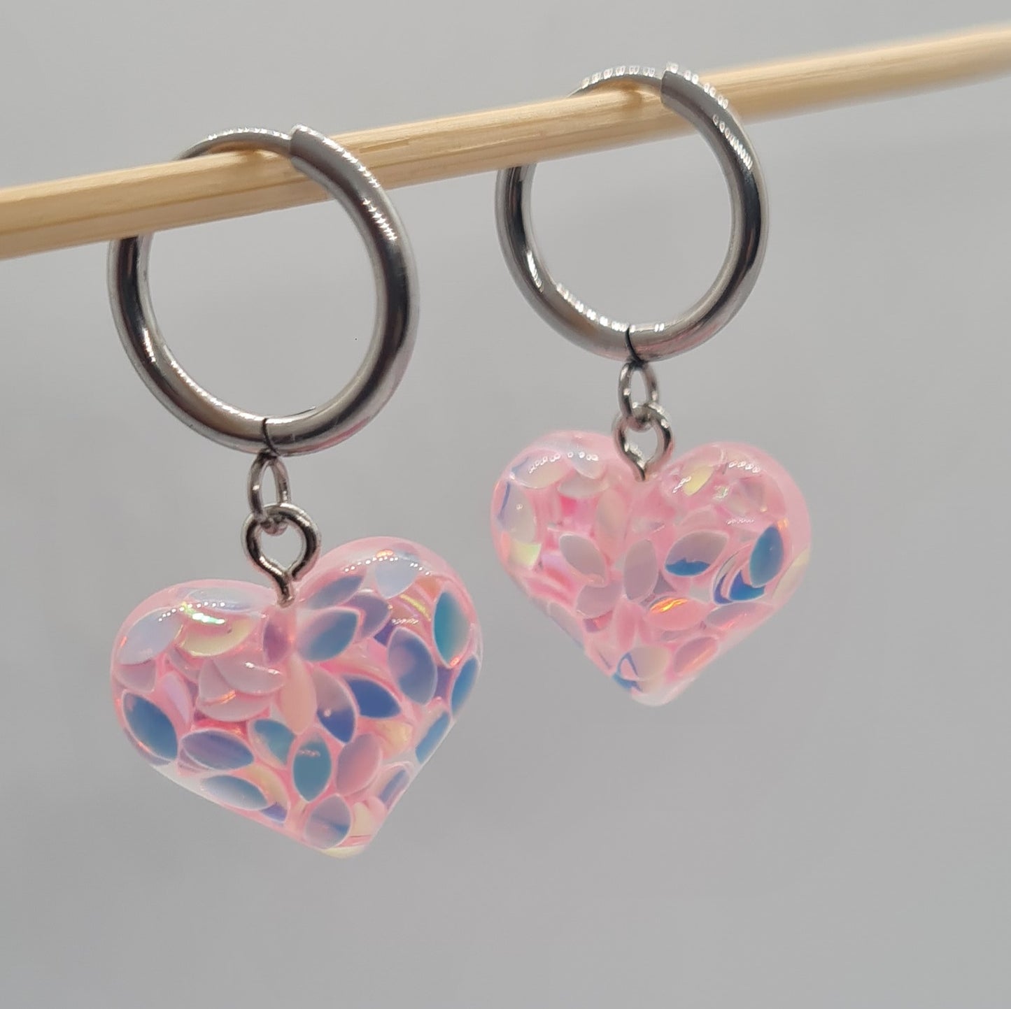 Boucles d'oreilles cœur